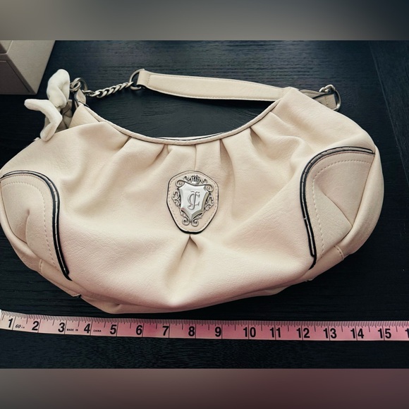 Juicy Couture Romance Hobo in Crystal White HRT - Picture 9 of 10
